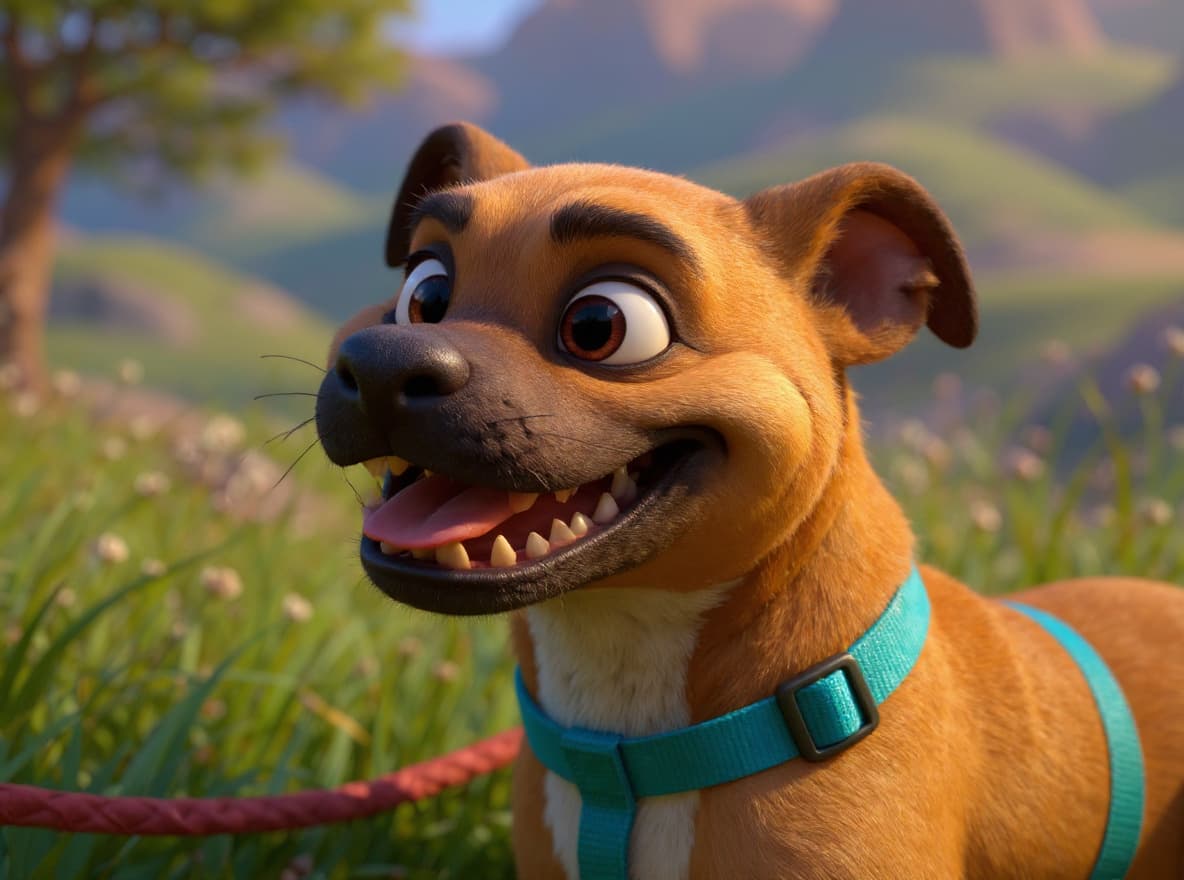 Cartoon / Pixar généré par IA — exemple