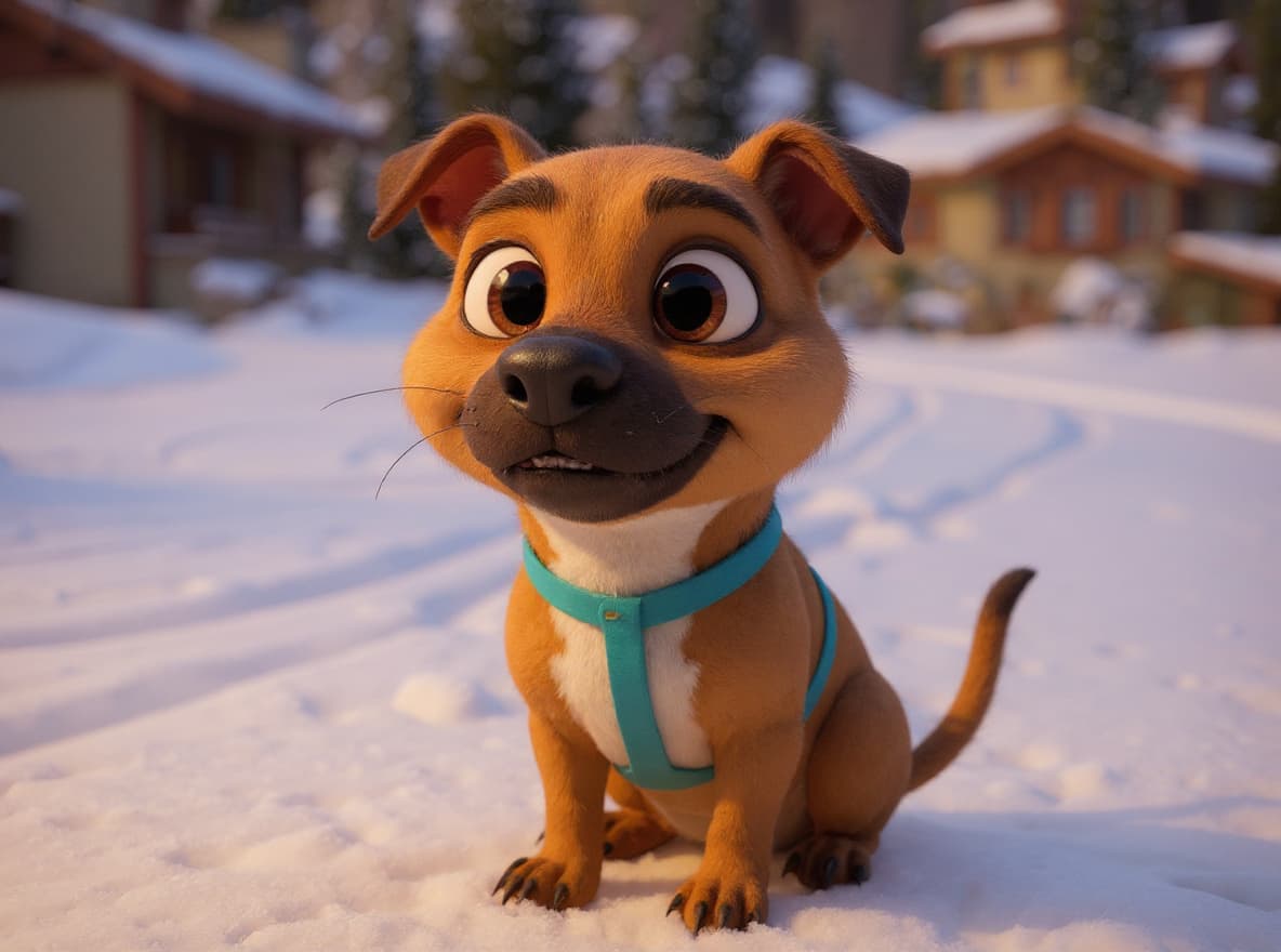 Cartoon / Pixar généré par IA — exemple