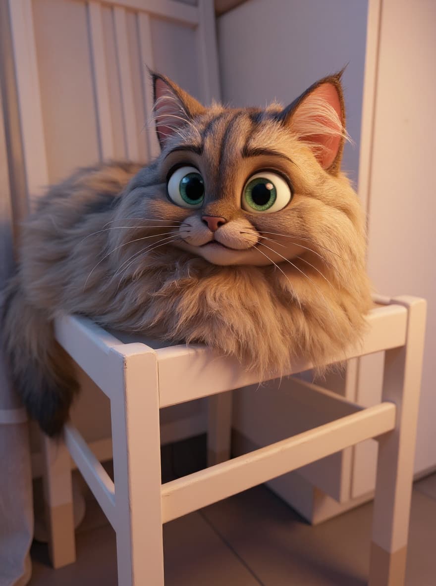 Cartoon / Pixar généré par IA — exemple