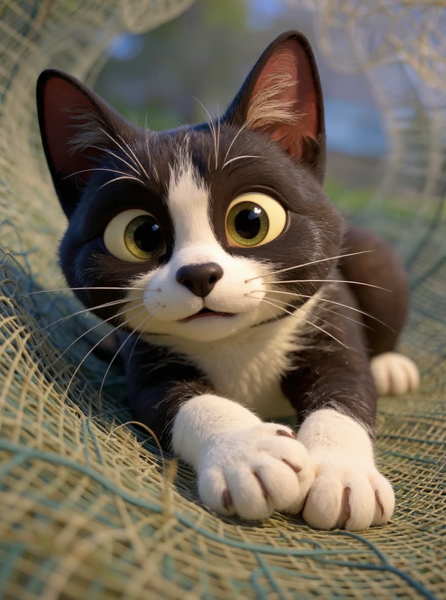 Cartoon / Pixar généré par IA — exemple
