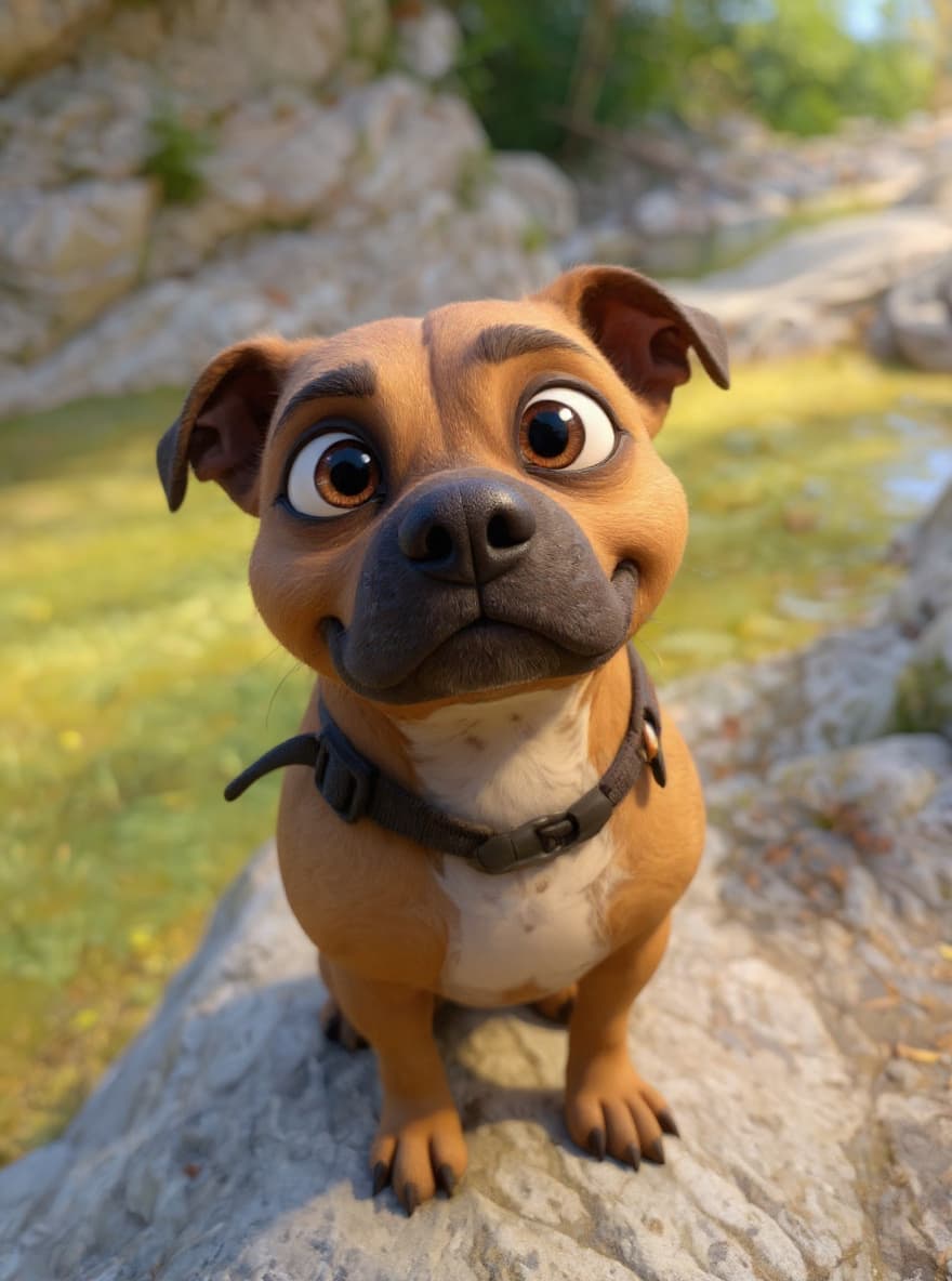 Cartoon / Pixar généré par IA — exemple