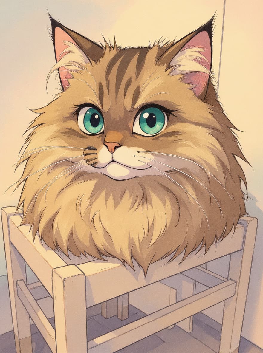 Portrait Manga généré par IA — exemple