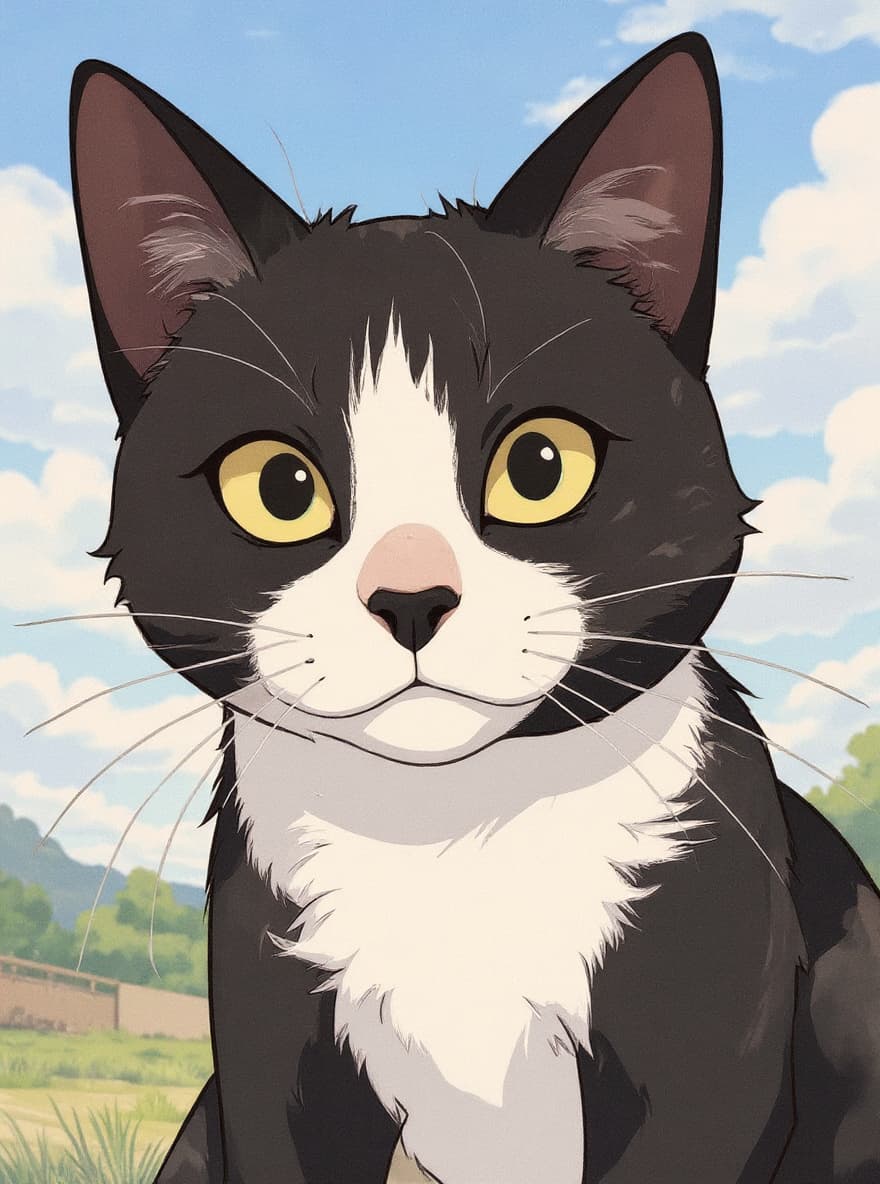 Portrait Manga généré par IA — exemple
