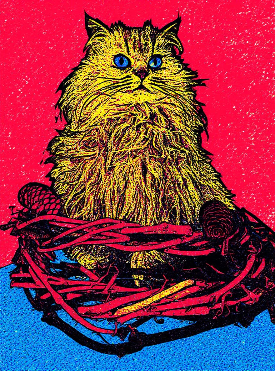 Pop Art généré par IA — exemple