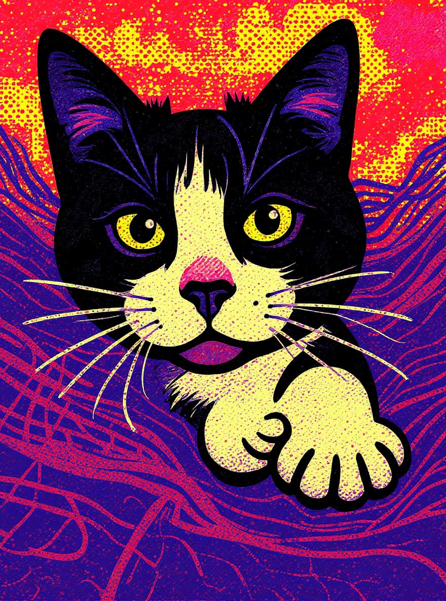 Pop Art généré par IA — exemple