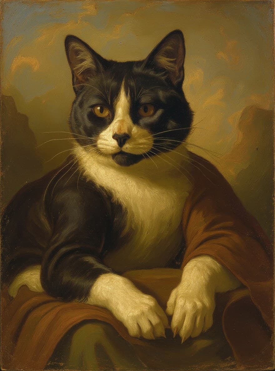 Portrait Renaissance généré par IA — exemple