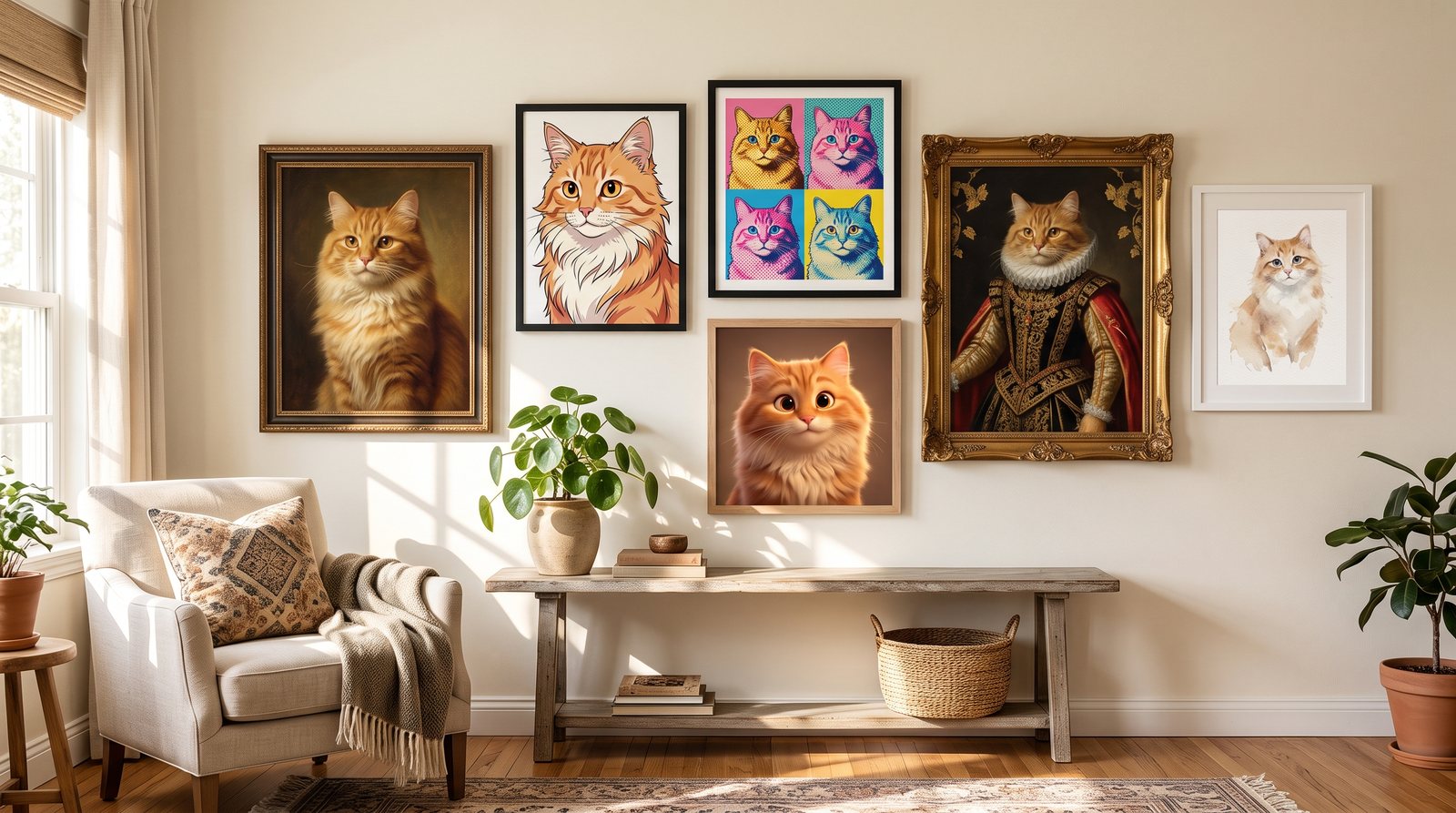 6 styles pour transformer la photo de votre animal en véritable œuvre d'art