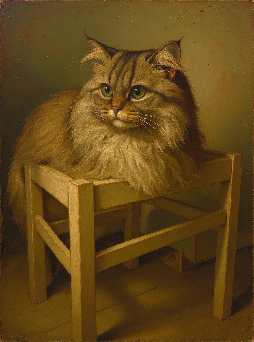 Exemple de portrait d'animal en style Renaissance
